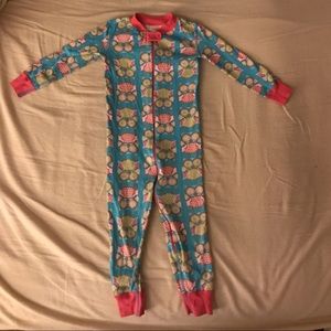 Hanna Anderson Girls zipper up jammies